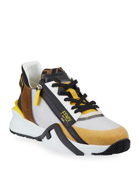 fendi zip sneakers